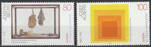 GERMANY 1993 EUROPA Stamps - Contemporary Art UMM CV R57.20 SG 2518/9