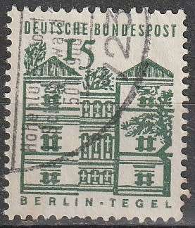 GERMANY 1964 German Building Structures of the 12th Century, large size ULH CV R8.80 SG 1360