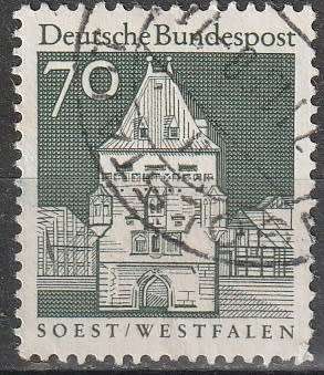 GERMANY 1966 -1969 Building Structures of the 12th Century, small size ULH CV R8.80 SG 1375