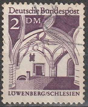 GERMANY 1966 -1969 Building Structures of the 12th Century, small size ULH CV R22 SG 1381