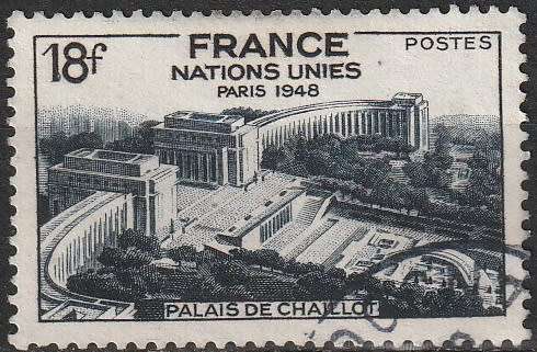 FRANCE 1948 United Nations in Paris ULH CV R17.60 SG 1041