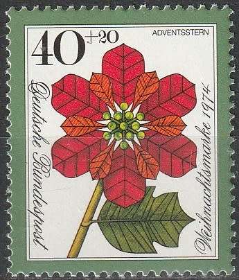 GERMANY 1974 Christmas Stamp UMM CV R30.80 SG 1716
