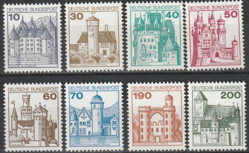 GERMANY 1977 Palaces and Castles UMM CV R259.60