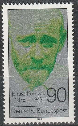 GERMANY 1978 The 100th Anniversary of the Birth of Janisz Korczak, Writer UMM CV R39.60 SG 1864