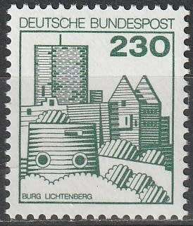GERMANY 1978 Palaces and Castles UMM CV R110 SG 1812B