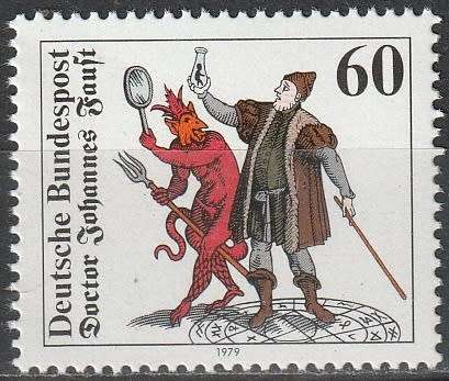 GERMANY 1979 Dr. Johannes Faust UMM CV R41.80 SG 1910