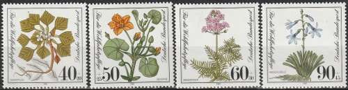 GERMANY 1981 Charity Stamps - Aquatic Plants UMM CV R104.50 SG 1972-75