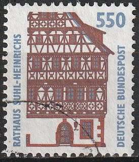 GERMANY 1993 Sightseeing ULH CV R82.50 SG 2220C