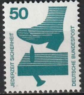 GERMANY 1973 Information About Accidents UMM CV R71.50 SG 1602