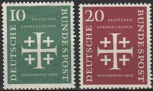 GERMANY 1956 Evangelical Churchday UMM CV R247.50 SG 1161/2