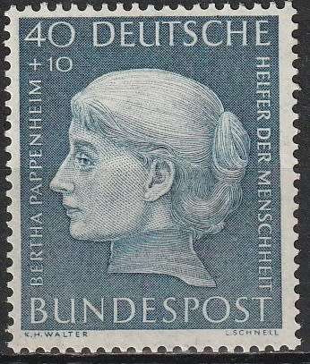 GERMANY 1954 Helpers of Humanity UMM CV R968 SG 1129