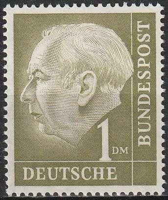 GERMANY 1954 Professor Dr. Th. Heuss UMM CV R46.20 SG 1120