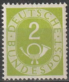 GERMANY 1951 New Daily Stamp UMM CV R165 SG 1045