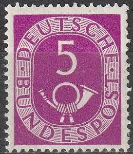 GERMANY 1951 New Daily Stamp UMM CV R418 SG 1047