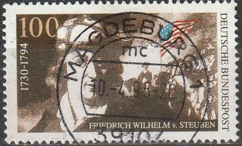 GERMANY 1994 The 200th Anniversary of the Death of F.W.von Steuben, General ULH CV R24 SG 2609