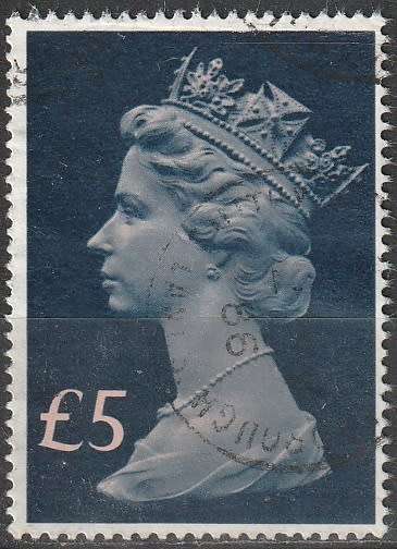 GB 1977 Queen Elizabeth II - Enlarged Issue ULH CV R66 SG 1028