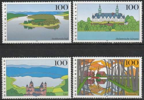 GERMANY 1996 Landscapes UMM CV R132 SG 2709-12