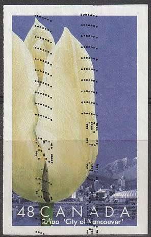 CANADA 2002 The 50th Anniversary of the Canadian Tulip Festival Self Adhesive UNH CV R18.70 SG 2134