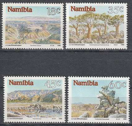 NAMIBIA 1990 Namibia Landscapes UMM CV R10.50 SACC 4-7