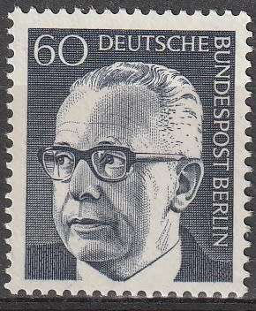 BERLIN 1970 Federal President Gustav Heinemann UMM CV R30.80 SG B359