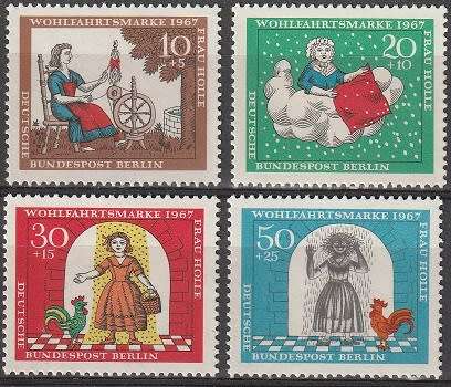BERLIN 1967 Charity Stamps UMM CV R88 SG B310-13