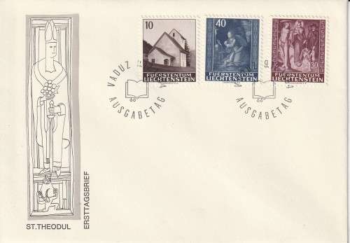 LIECHTENSTEIN FDC 1964 Christmas