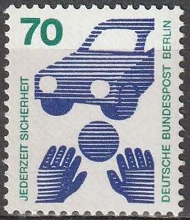 BERLIN 1971 Information about Accidents UMM CV R50.60 SG B404