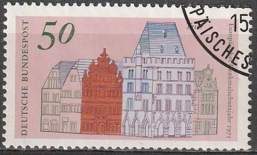 GERMANY 1975 European Buildings ULH CV R19.80 SG 1758