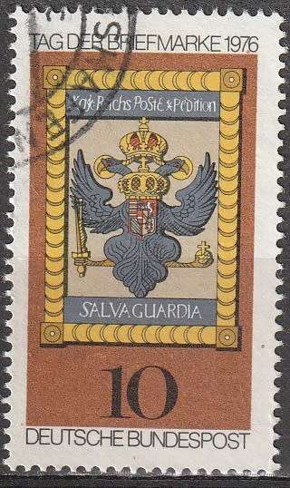 GERMANY 1976 The Day of the Stamp ULH CV R8.80 SG 1795