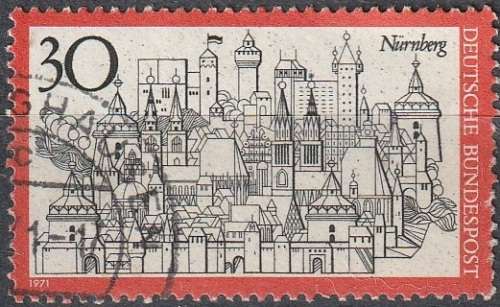 GERMANY 1971 The Town Nuremberg ULH CV R11 SG 1587