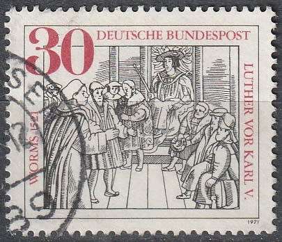 GERMANY 1971 The 450th Anniversary of the Diet of Worms UNH CV R11 SG 1578