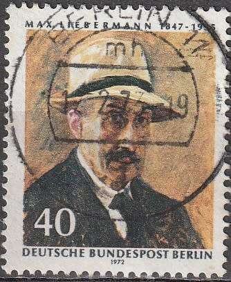 BERLIN 1972 In Memorial of Max Liebermann ULH CV R17.60 SG B422