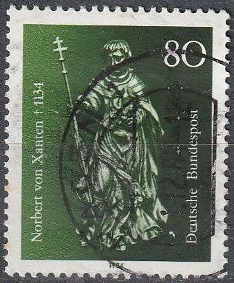 GERMANY 1984 The 850th Anniversary of the Death of Saint Norbert of Xanten ULH CV. R17.60 SG 2062