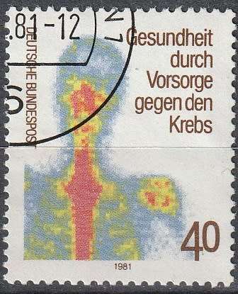 GERMANY 1981 The Struggle Against Cancer ULH CV R11 SG 1953
