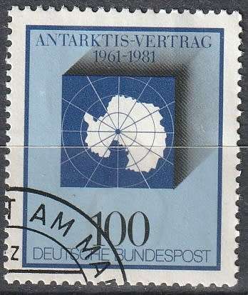 GERMANY 1981 The Antartic Treaty ULH CV R16.50 SG 1981