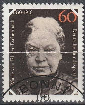 GERMANY 1980 The 150th Anniversary of the Birth of Marie von Ebner Eschenbach ULH CV R11 SG 1935