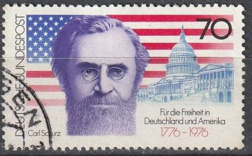 GERMANY 1976 The 200th Anniversary of the American Declaration of Independence ULH CV R14.60 SG 1787