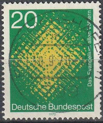 GERMANY 1970 Mission of the World ULH CV R11 SG 1556