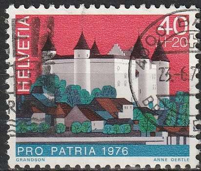 SWITZERLAND 1976 Pro Patria - Castles ULH CV R17.60 SG 916