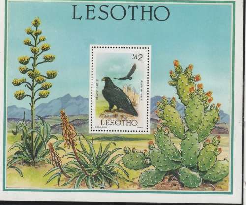 LESOTHO 1986 Succulent and Eagle UMM CV R187 SG MS685