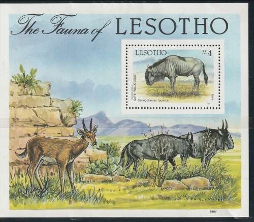 LESOTHO 1987 Local Fauna UMM CV R132 SG MS774B