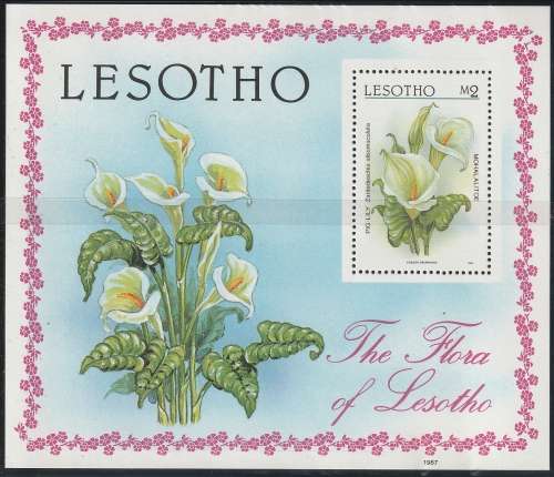 LESOTHO 1987 Local Flora UMM CV R132 SG MS774A