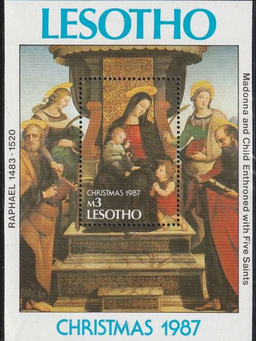 LESOTHO 1987 Christmas UMM CV R66 SG MS790