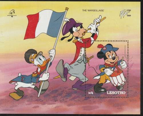 LESOTHO 1989 International Stamp Exhibition `PHILEXFRANCE `89` UMM CV R165 SG MS884B