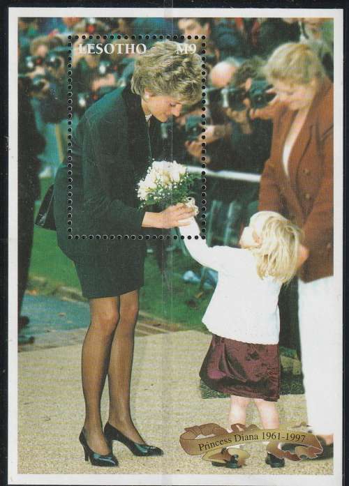 LESOTHO 1998 Diana, Princess of Wales Commemoration, 1961-1997 UMM CV R143 SG MS1347