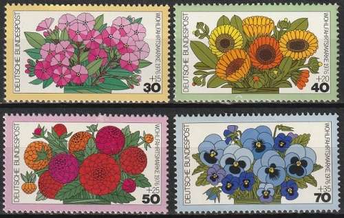 GERMANY 1976 Charity Stamps UMM CV R93.50 SG 1796-99