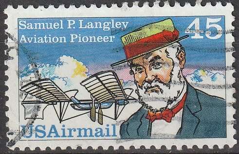 USA 1988 Avaition Pioneers - Samuel Pierpont Langley, 1834-1906 ULH CV R6.60 SG A2348