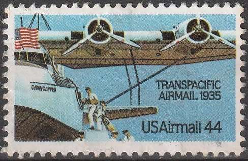 USA 1985 Transpacific Airmail ULH CV R7.70 SG A2144