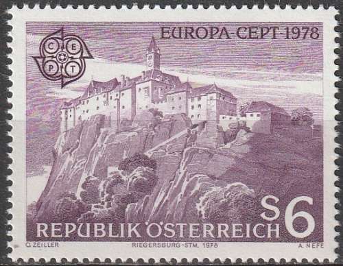 AUSTRIA 1978 EUROPA Stamps - Monuments UMM CV R88 SG 1807