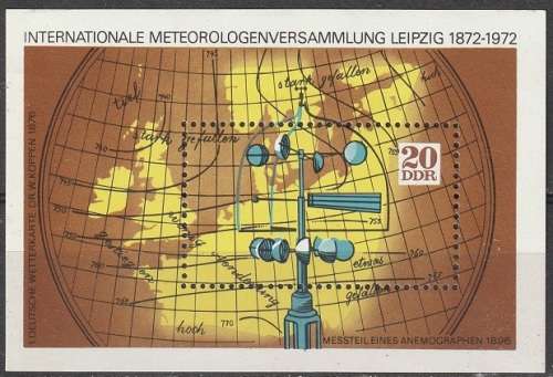 DDR 1972 International Meteorologist Congress UMM CV R71.50 SG MSE1465